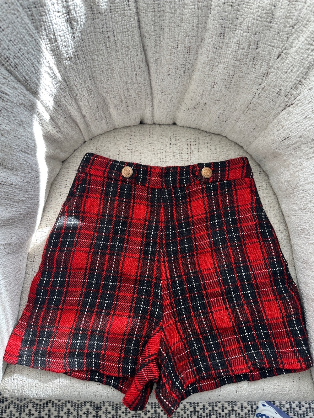 SHEIN Plaid Shorts